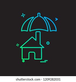 Home icon design vector