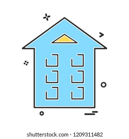 Home icon design vector 