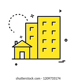 Home icon design vector