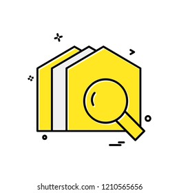 Home icon design vector