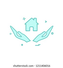 Home icon design vector