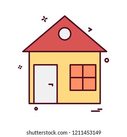 Home icon design vector