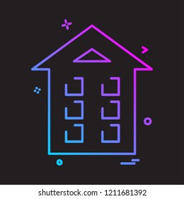 Home icon design vector 