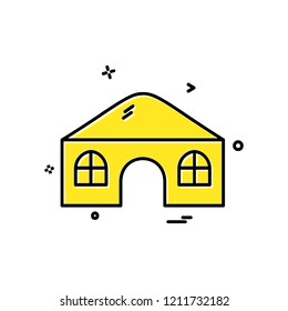 Home icon design vector