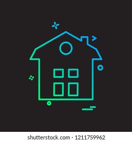 Home icon design vector