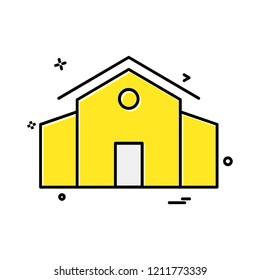 Home icon design vector