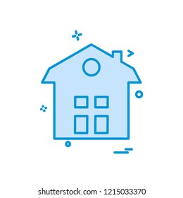 Home icon design vector