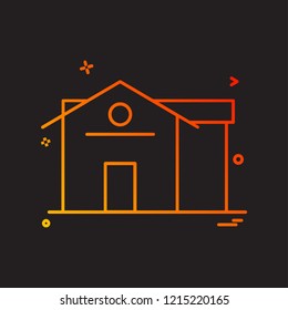 Home icon design vector