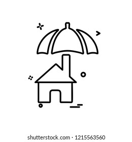 Home icon design vector