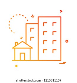 Home icon design vector