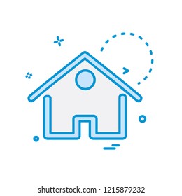 Home icon design vector
