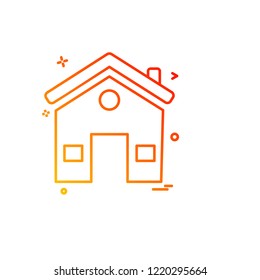 Home icon design vector 