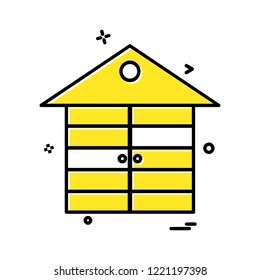 Home icon design vector