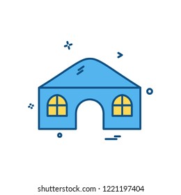 Home icon design vector