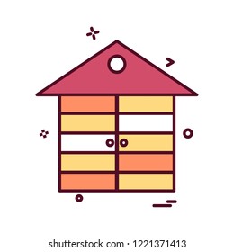 Home icon design vector