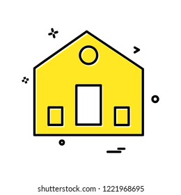 Home icon design vector