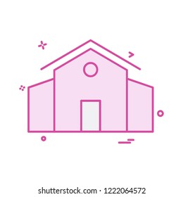 Home icon design vector