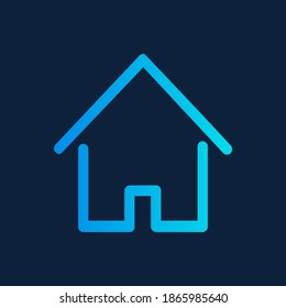 home Icon Design Vector logo