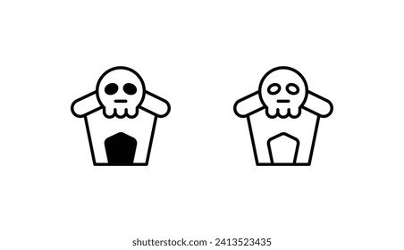 Home-Icon-Design mit weißem Hintergrund - Stockillustration