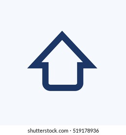 Home icon design,clean vector