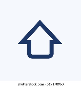 Home icon design,clean vector