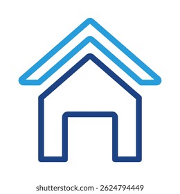 Elemento del icono casero para el diseño