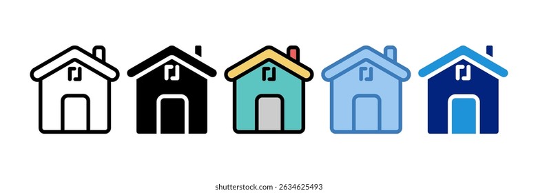 Home Icon Element For Design