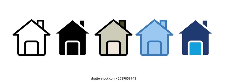 Home Icon Element For Design