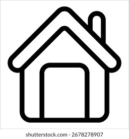 Elemento del icono casero para el diseño