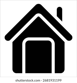 Elemento del icono casero para el diseño