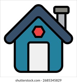 Elemento del icono casero para el diseño