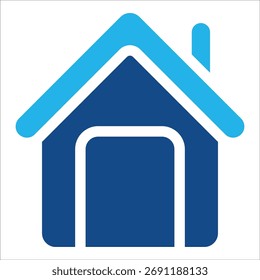 Elemento del icono casero para el diseño