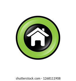 home icon, emblem, label, badge,sticker, logo. Designed for your web site design, logo, app, UI