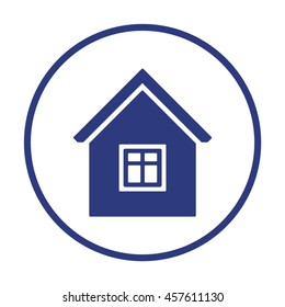  Home  icon. Flat design.