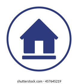Home  icon. Flat design.