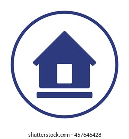 Home  icon. Flat design.