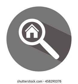 Home  icon. Flat design.