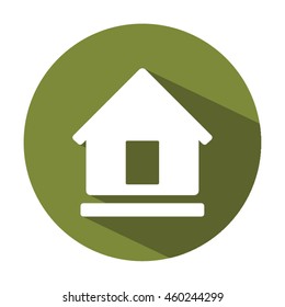 Home  icon. Flat design.