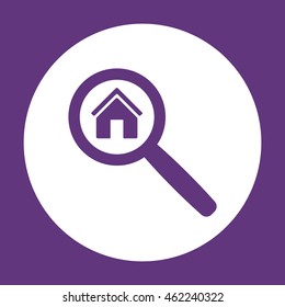Home  icon. Flat design.