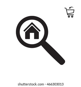 Home  icon. Flat design.