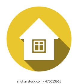 Home  icon. Flat design.