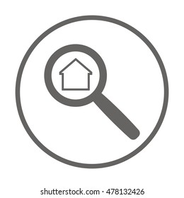 Home  icon. Flat design.