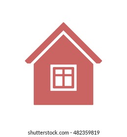  Home  icon. Flat design.