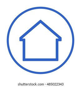 Home  icon. Flat design.