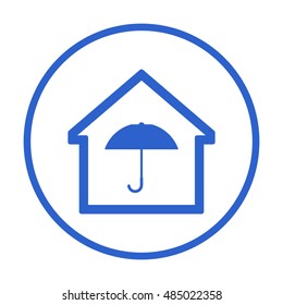 Home  icon. Flat design.