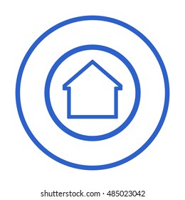 Home  icon. Flat design.