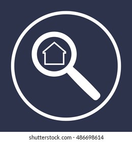 Home  icon. Flat design.