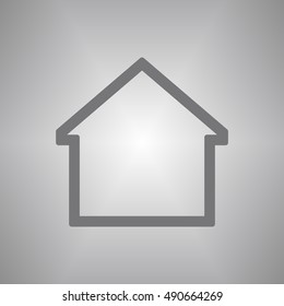 Home  icon. Flat design.