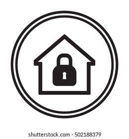 Home  icon. Flat design.