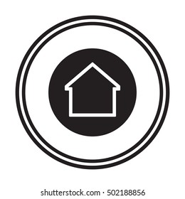 Home  icon. Flat design.